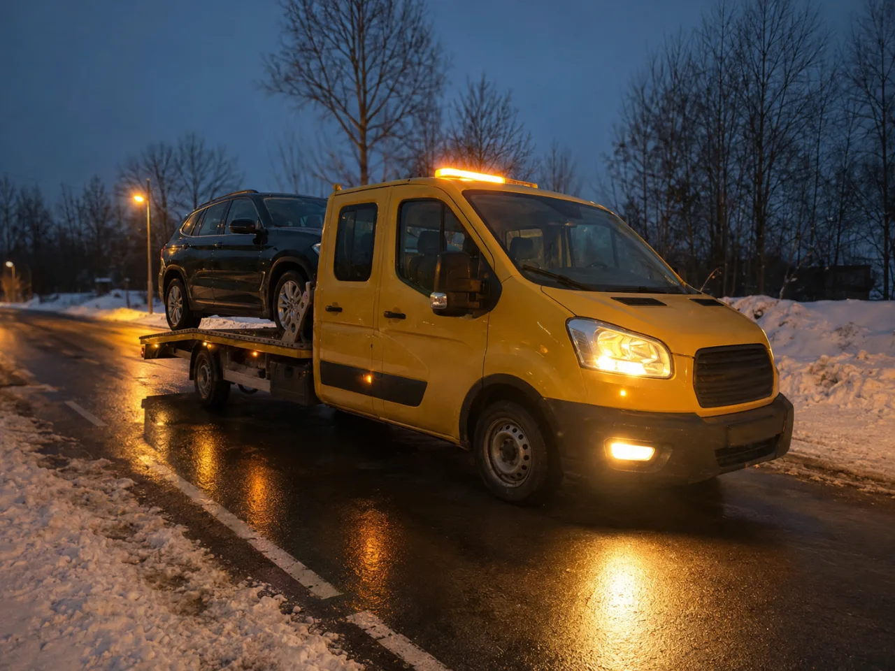 Pomoc drogowa po awarii nocą – rozruch akumulatora w Tczewie