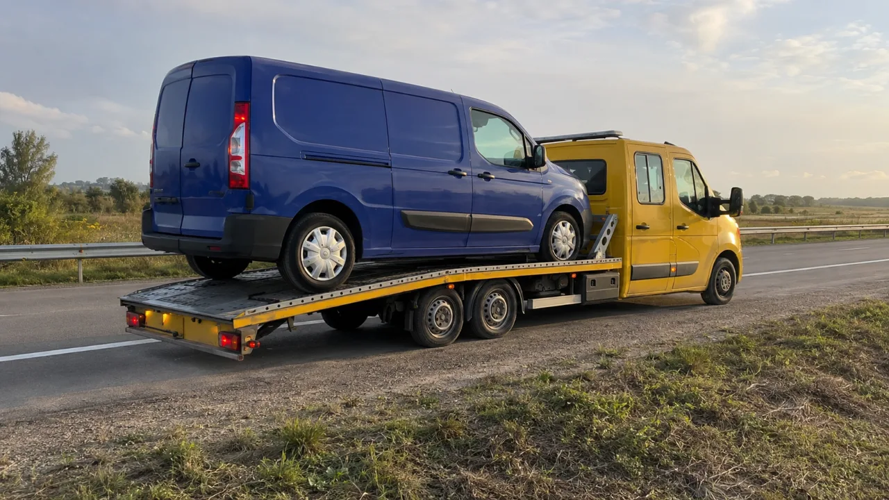 Pomoc drogowa przy autostradzie A1 w okolicy Tczewa